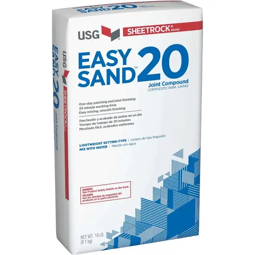 Sheetrock 384214 Easy Sand 20 Lightweight Setting Type 18 Lb. Drywall Joint Compound