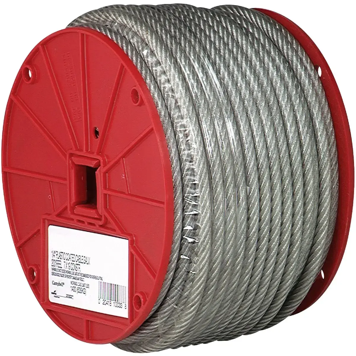 Campbell 7000397 3/32 In. x 250 Ft. Vinyl-Coated Galvanized
