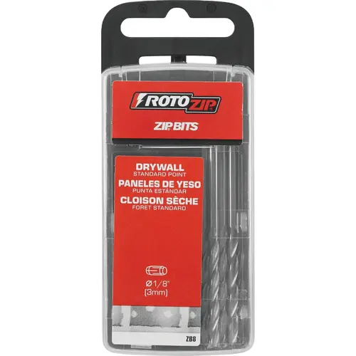 Rotozip ZB8 1/8 In. Outlet Drywall Bit - pack of 8