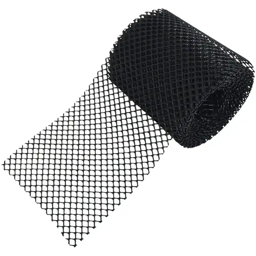 Frost King VX620 6 In. x 20 Ft. Black Plastic Gutter Guard