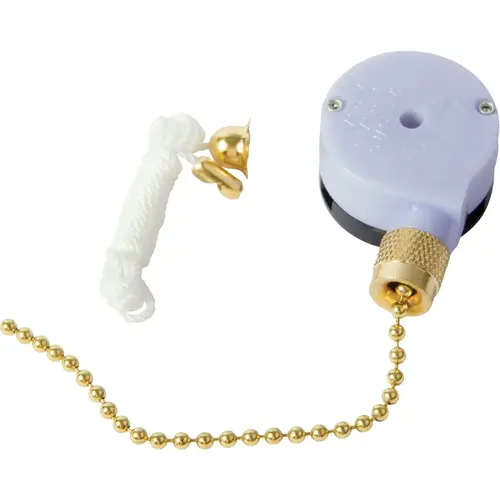 SPST 72 In. Cord 2-Speed Pull Chain Switch