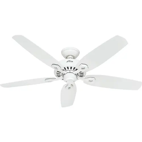 Hunter 53240 Builder Elite 52 In. White Ceiling Fan