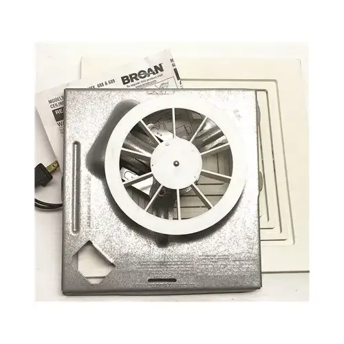 Broan-NuTone 1688F 50 CFM Bath Exhaust Fan Motor Assembly and Grille Only in White