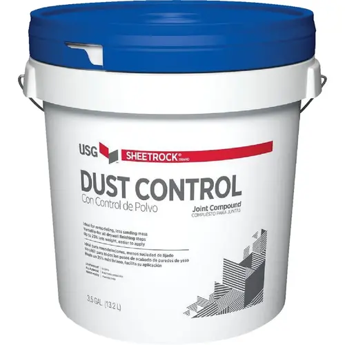 Sheetrock 380059 3.5 Gal. Pail Pre-Mixed Lightweight All-Purpose Dust Control Drywall Joint Compound