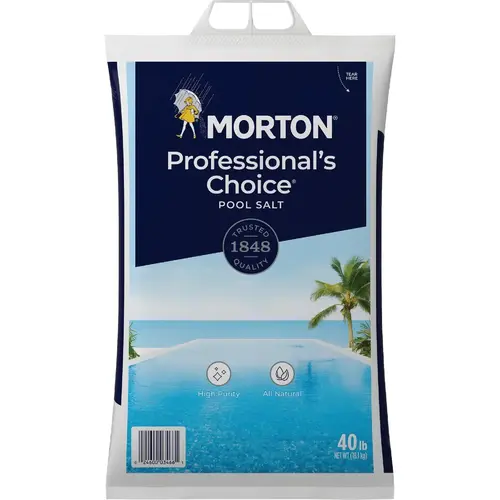 Morton F124670000G Professional's Choice 40 Lb. Pool Salt