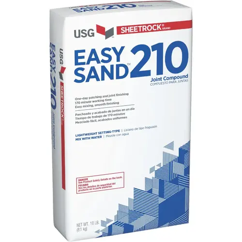 Sheetrock 384212 Easy Sand 210 Lightweight Setting Type 18 Lb. Drywall Joint Compound