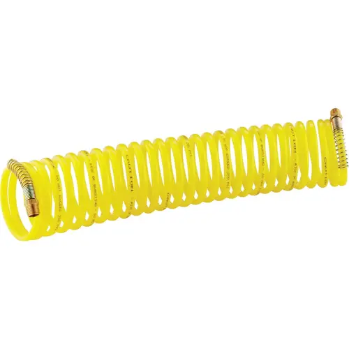 Amflo 4-25E-RET 1/4 In. x 25 Ft. Nylon Recoil Air Hose Yellow