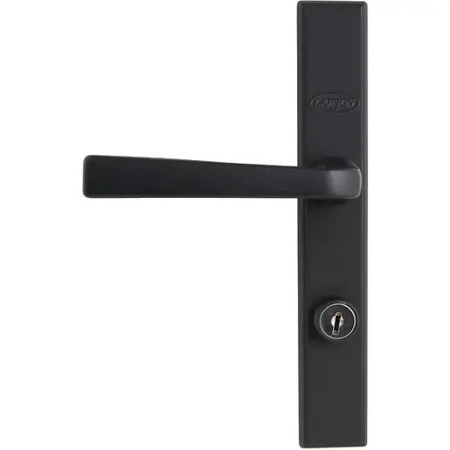 LARSON 20298953 QuickFit Matte Black Die-Cast Metal Locking Storm Door Straight Leverset