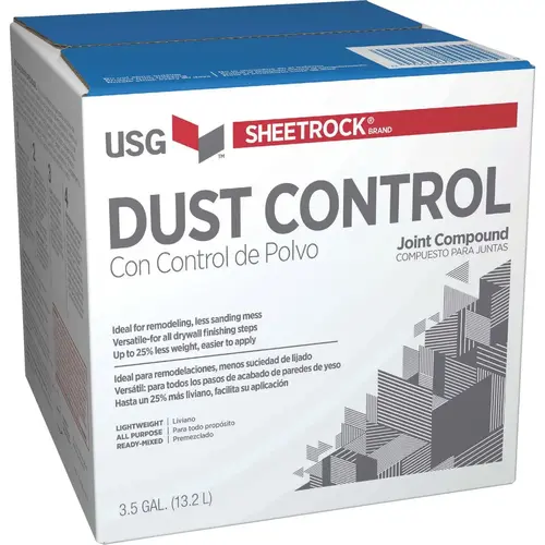 Sheetrock 380609 3.5 Gal. Box Pre-Mixed Lightweight All-Purpose Dust Control Drywall Joint Compound