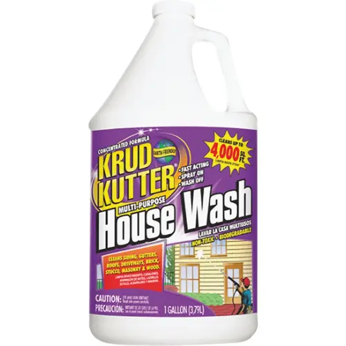 Krud Kutter HW012 Multi-Purpose House Wash Concentrate, 1 Gal.