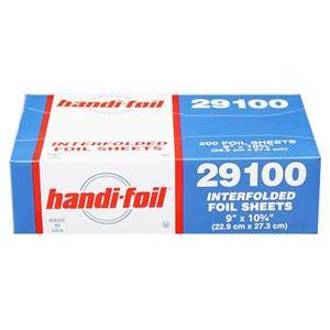 Interfolded Foil Sheets - Foil Sheets - Handi-foil of America, Inc.