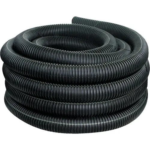 Advance Drainage Systems 351-100 3 In. X 100 Ft. Polyethylene Corrugated Solid Pipe Black