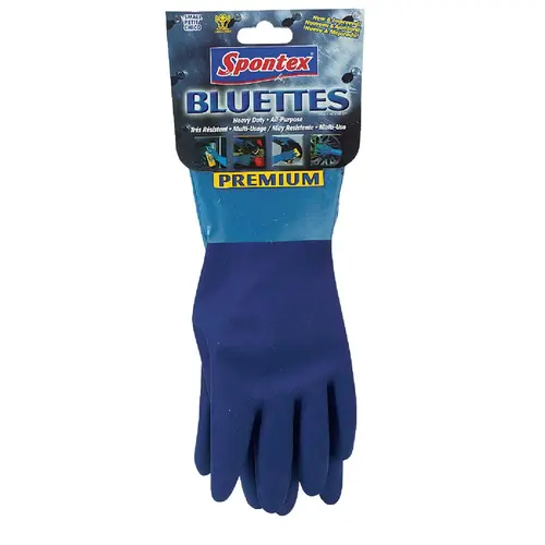 Spontex 34331127 Bluettes Medium Neoprene Rubber Glove Pair
