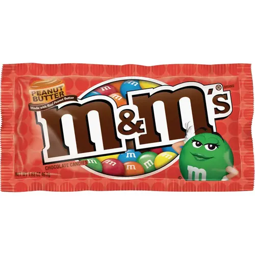 M&M's 10041-XCP24 Peanut Butter 1.63 Oz. Candy - pack of 24