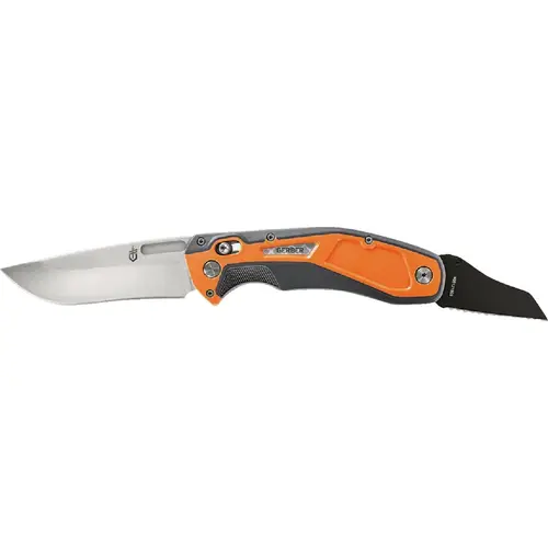 Gerber 31-003854 Randy Newberg DTS 3.75 In. Stainless Steel Folding Knife Orange