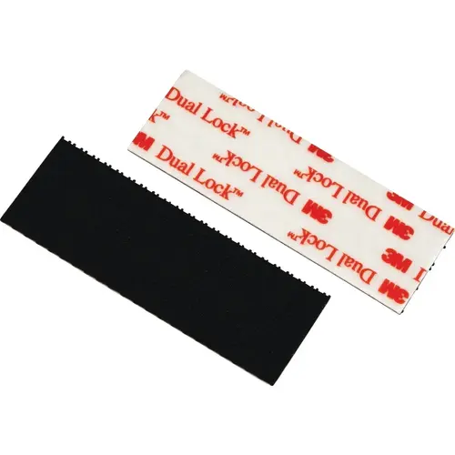 SCOTCH RF6731 1 In. x 3 In. Extreme Fasteners (2 Sets of Strips) Black