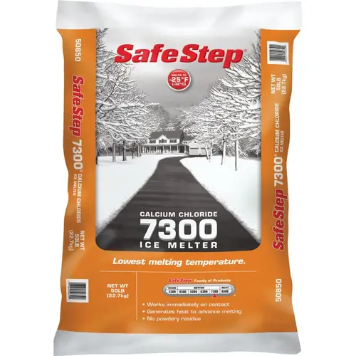 Safe Step 2317255 7300 50 Lb. Calcium Chloride Ice Melt Pellets