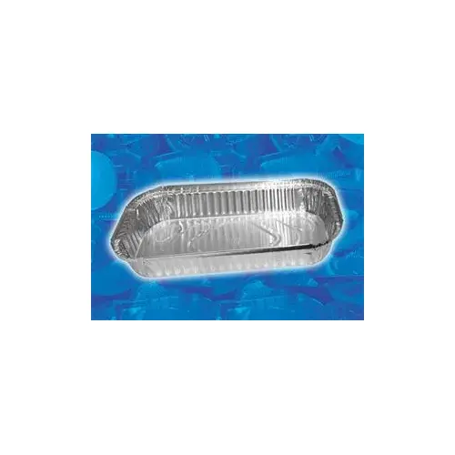 HANDI-FOIL 4046-40-250 Handi-Foil 3 Pound Aluminum Oblong Pan, 250 Each