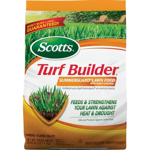 Scotts 49020 Turf Builder SummerGuard 40.05 Lb. 15,000 Sq. Ft. Lawn Food with Insect Control