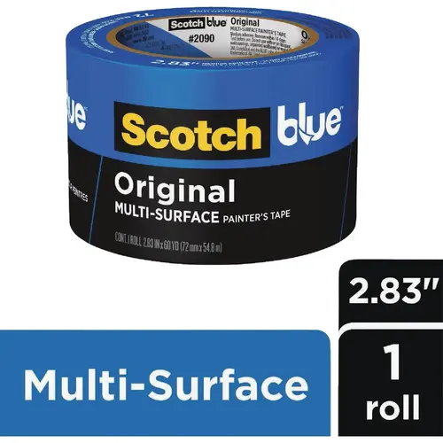 SCOTCHBLUE 2090-72NC 2.83 In. x 60 Yd. Original Painter's Tape Blue