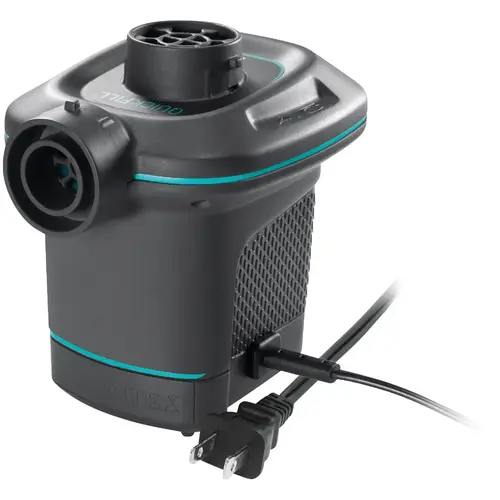 Intex 66639E Quick Fill Plug-In Electric Air Pump Black