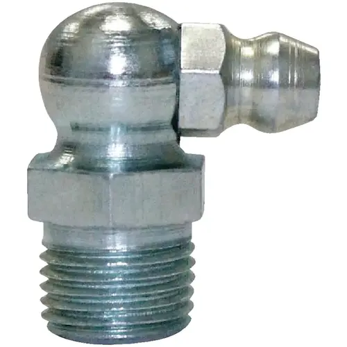 Plews-Lubrimatic 11-167 90 Deg, Short 1/8" Grease Fitting