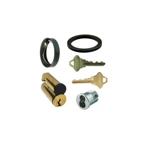 KIT - Schlage FSIC Construction Core, Keys, Collar & Mortise Housing, Schlage L Cam, Keyed to Match Schlage Temp C 347594.