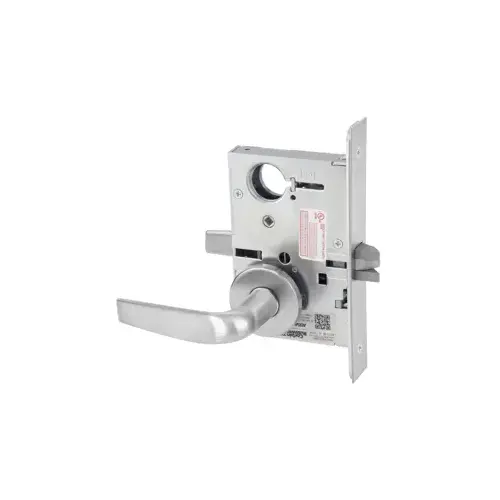 KIT - Classroom Intruder Mortise Lock, Citation Lever/A Rose Trim, V20 Outside Indicator (Vacant/Occupied, Green/Red), V01 Inside Indicator (Locked/Unlocked, Green/Red), Less Cylinder, Satin Chrome 626/26D