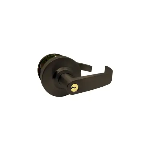 Storeroom Clutched Broadway Lever, Schlage C Keyway, 2-3/4" Backset, Grade 2, Oil Rubbed Bronze US10B/613E