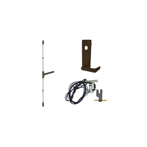 KIT - RX Request to Exit, SVR Surface Vertical Rod Exit Device, Escutcheon x Dane Lever Trim 510L, 36" x 96", Hex Dogging, RHR Right Hand Reverse/Reversible Handing, Grade 1, 313AN/SP313 Anodized Aluminum, Duranodic Dark Bronze