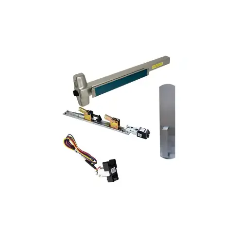 KIT - RX (Request to Exit Switch), QEL (Quiet Electric Latch Retraction), Rim Exit Device, 990DT Dummy Trim, 48", Grade 1, 626/US26D Satin Chrome, Molex Connectors