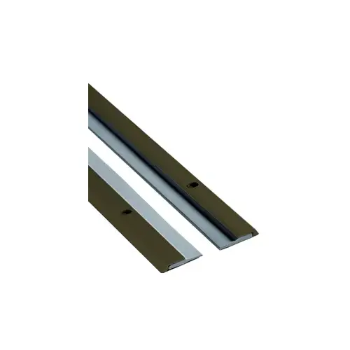 Anodized Aluminum Astragal with EPDM Seal, Dark Bronze DKB