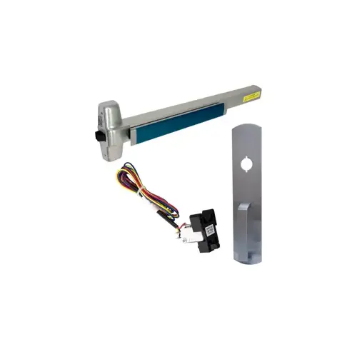 KIT - RX (Request to Exit Switch), Rim Exit Device, 990NL Nightlatch Trim, 36", Hex Dogging, Grade 1, 628/US28 Anodized Aluminum