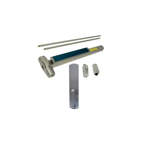 SVR Surface Vertical Rod Exit Device, 990DT Dummy Trim, 48" x 84", Hex Dogging, Grade 1, 626/US26D Satin Chrome