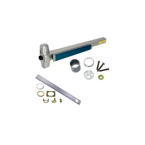 KIT - Cylinder Dogging, Rim Exit Device, 110MD NL-OP Nightlatch Cylinder Assembly Trim, Optional Pull, 36", Grade 1, 626/US26D Satin Chrome