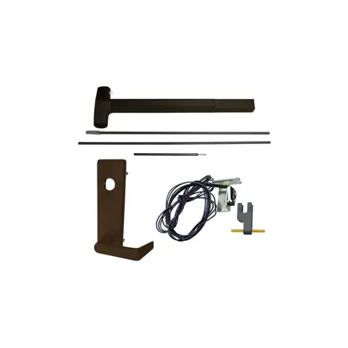 KIT - RX Request to Exit, CVR Concealed Vertical Rod Exit Device, Escutcheon x Dane Lever Trim 510L, 36" x 96", Hex Dogging, RHR Right Hand Reverse/Reversible Handing, Grade 1, 313AN/SP313 Anodized Aluminum, Duranodic Dark Bronze