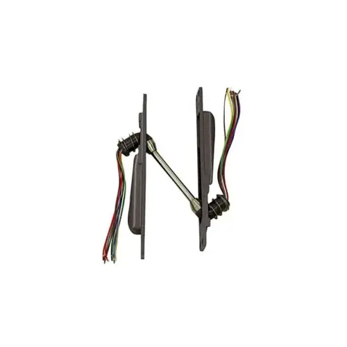 Von Duprin EPT10 695 CON Electric Power Transfer with 10 Each 24 Gauge Wires, 24VDC 1 Amp, 695/SP313 Powder-Coated Dark Bronze 695, Molex Connectors