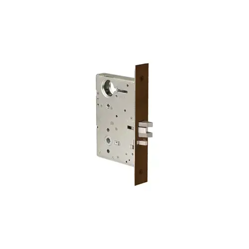 Multi-Function Entry/Office Mortise Body, Strike, Armored Front Only, Field Reversible, No Trim, Oil Rubbed Bronze 613E/US10B