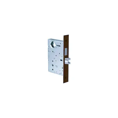 Dormitory with Deadbolt Mortise Lock, Body, Strike, Armored Front Only, Field Reversible, No Trim, Oil Rubbed Bronze 613E/US10BE