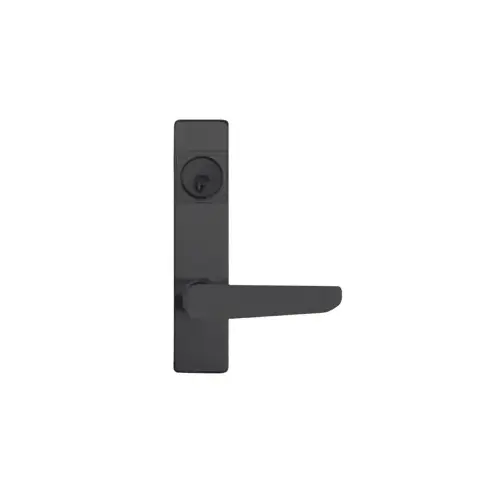 S Lever/Escutcheon Trim for Valued Series, Less Cylinder, Black Painted 693/SPBLK