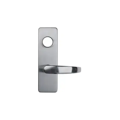 Night Latch Storeroom Standard Lever Exit Trim for Concealed Vertical Rod 70 and 71 Series for Wood Doors Satin Chrome Finish