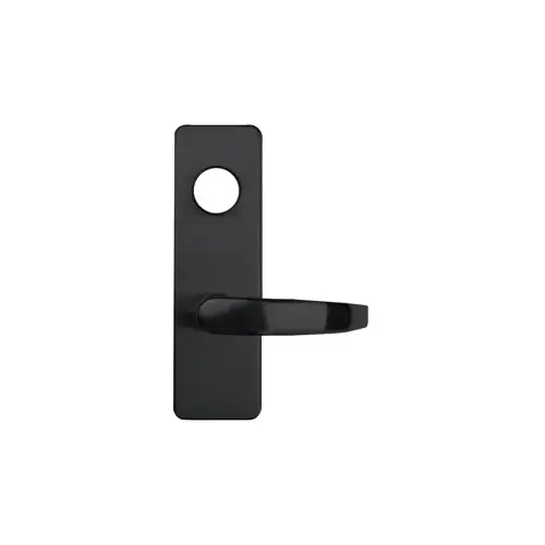 S Lever/Escutcheon Trim for Advantex 30 Series Less Cylinder, Black Painted 693/SPBLK