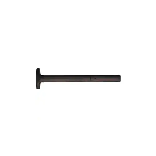 Advantex Narrow Stile Concealed Vertical Rod (CVR) for Aluminum Door, TRO (Top Rod Only) - Same as LBR (Less Bottom Rod), Exit Only Device, No Trim, Hex Dogging, 36", Dark Bronze Painted 695/SP313