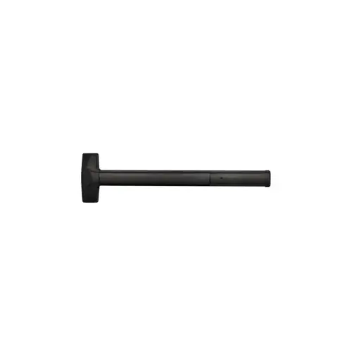 Advantex Wide Stile Concealed Vertical Rod (CVR) for Wood Door, TRO (Top Rod Only) - Same as LBR (Less Bottom Rod), Exit Only Device, No Trim, Hex Dogging, 36", Black Powder Coated 693/SPBLK