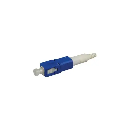 SC (Standard Connector) PC Reusable Fiber Connector Kits, Field Installable, Single-Mode, Blue Housing