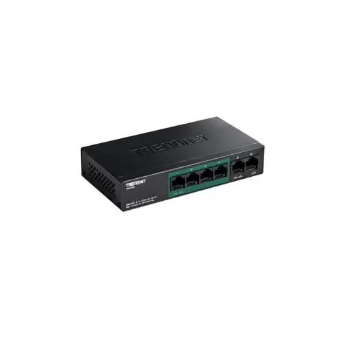 TRENDnet Inc TPE-S50 6-Port Fast Ethernet PoE+ Switch