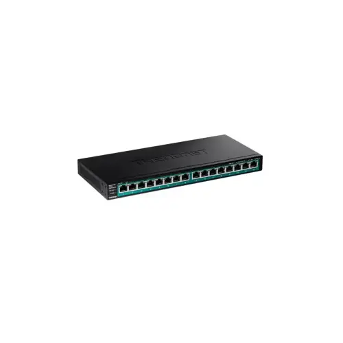 TRENDnet Inc TPE-TG161H 16-Port Gigabit PoE+ Switch