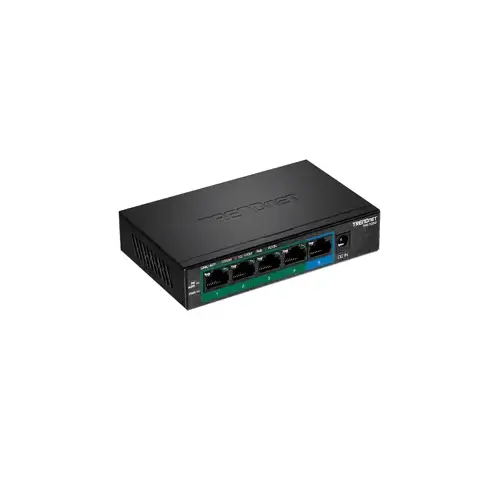 TRENDnet Inc TPE-TG52 5-Port Gigabit PoE+ Switch (32W)