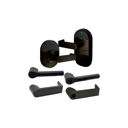 KIT - Mobile Enabled Wireless Cylindrical Lock, 125khz Proximity, 13.56MHz Smart, 2.4GHz Bluetooth Low Energy Reader, Key-in-Lever Schlage C Keyway, Broadway Lever, 5000 Users, 2000 Audits, 2-3/4" Backset, ANSI Strike, Grade 1, 643E/US11P Aged Bronze