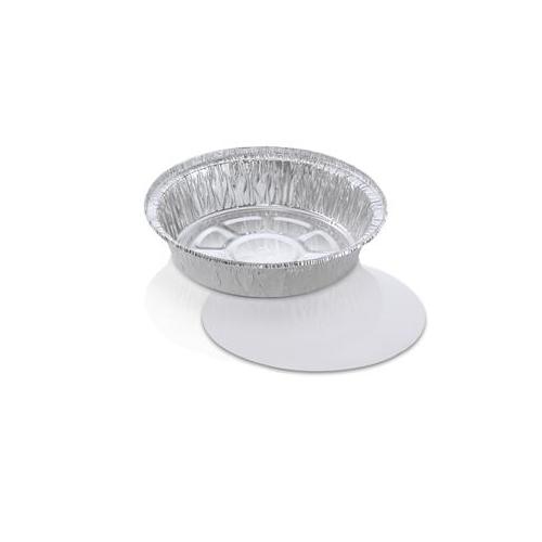 HFA 204700200W 7 INCH ROUND ALUMINUM PAN WITH LIDS